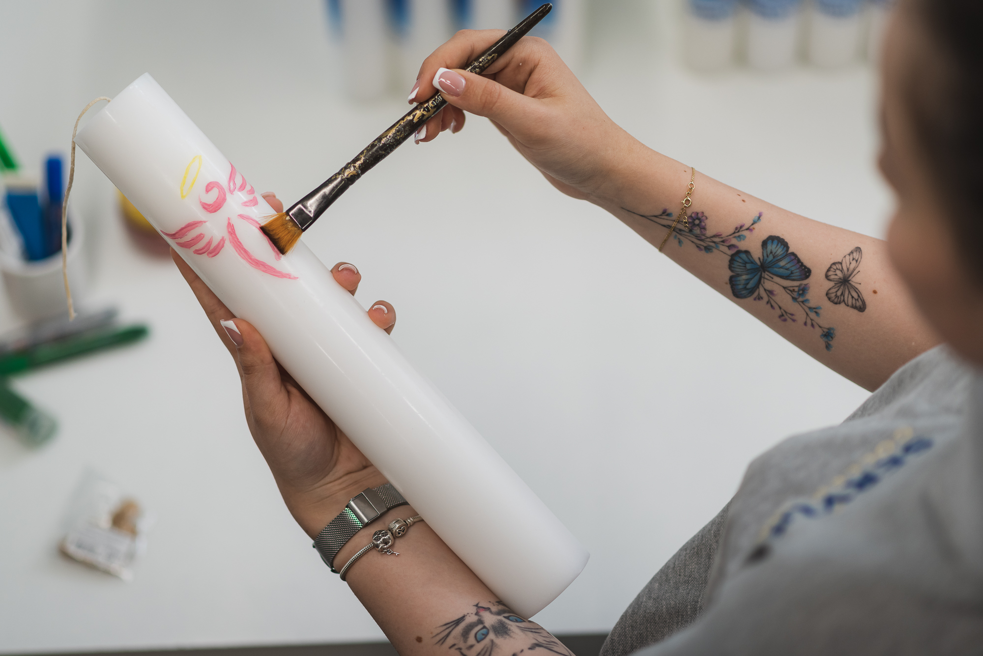 Cum alegi lumânarea de botez care nu curge în biserică