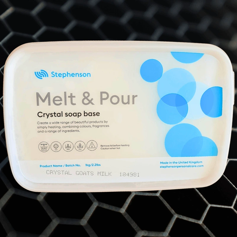 Bază de săpun cu lapte de capră – Melt & Pour naturală, 1kg [2]