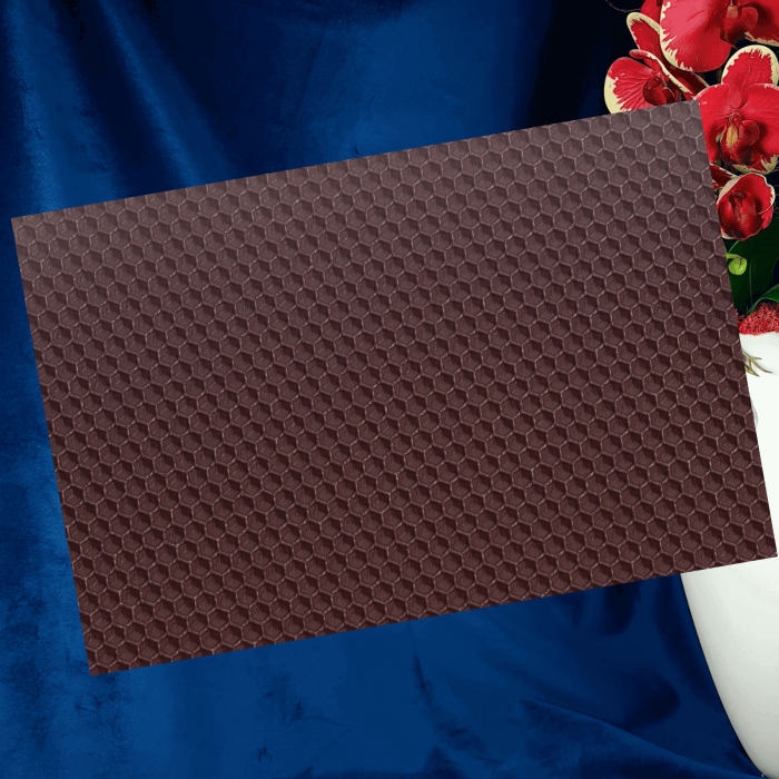 Ceara de albine naturala tip fagure colorat Maro [4]