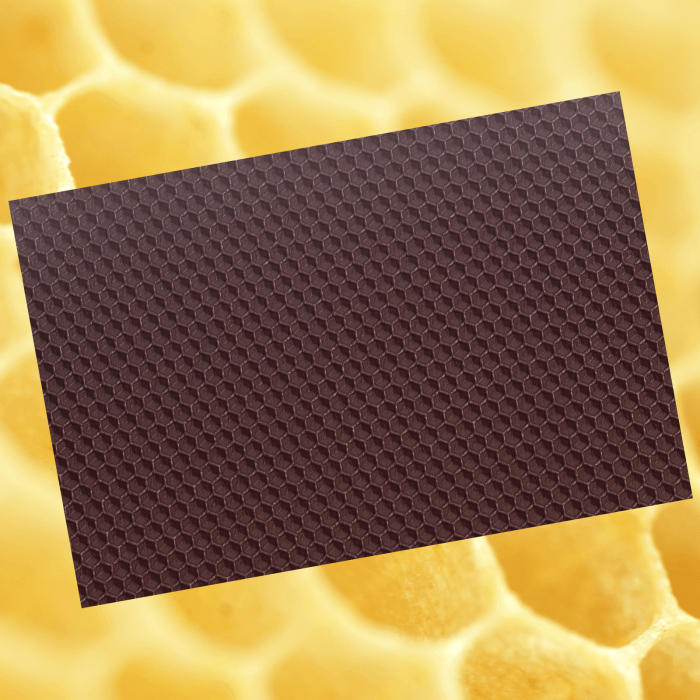 Ceara de albine naturala tip fagure colorat Maro [2]