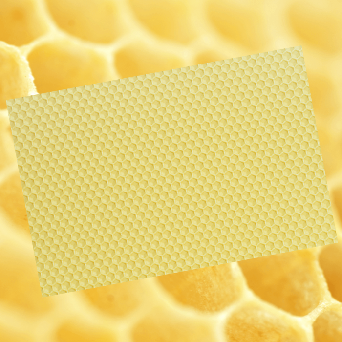 Ceara de albine naturala tip fagure colorat Vanilie [2]