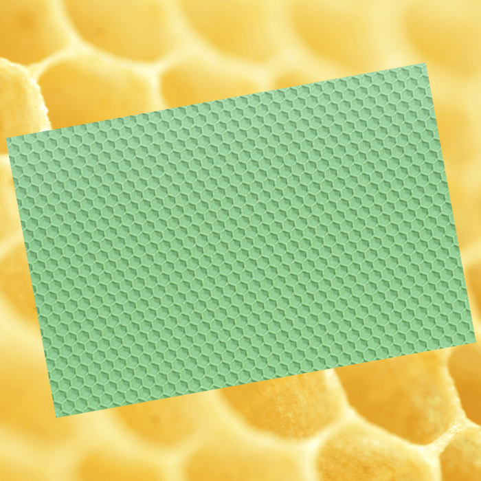 Ceara de albine naturala tip fagure colorat Verde deschis [2]