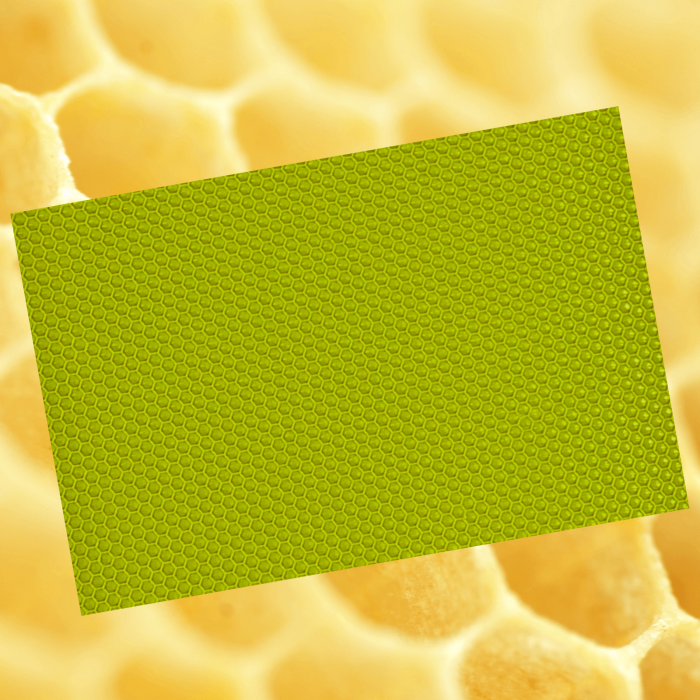 Ceara de albine naturala tip fagure colorat Verde Lime [2]