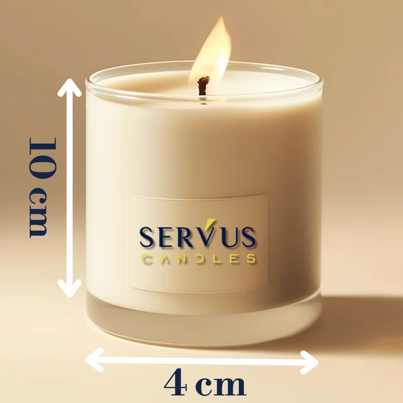 Fitil Cerat din Bumbac cu Suport 10 cm | Ø Ardere ~4 cm – Seria Profesională SHW - Copie [3]