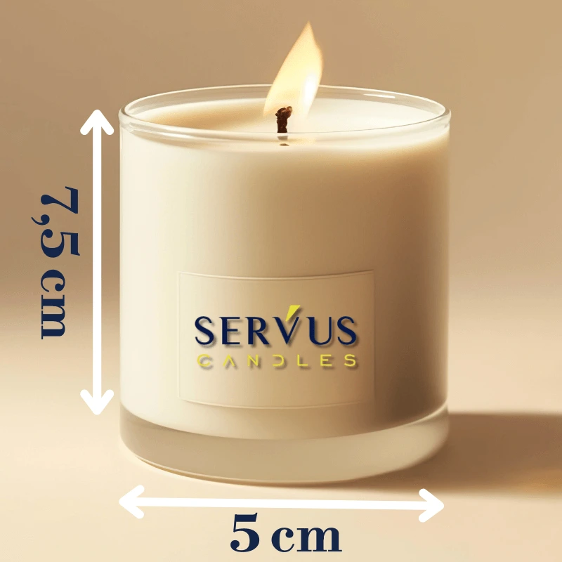 Fitil Cerat din Bumbac cu Suport 7,5 cm | Ø Ardere ~5 cm – Seria Profesională SHW [4]