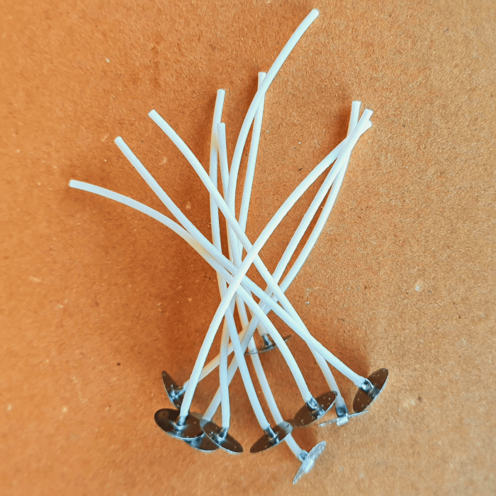 Fitil Cerat din Bumbac cu Suport | H 18 cm [4]