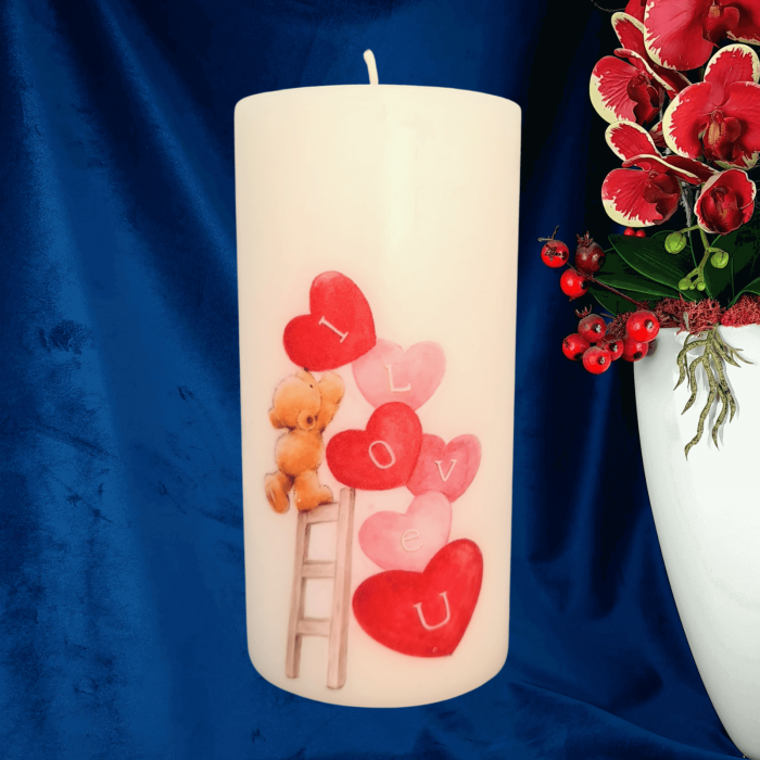 Lumanare baloane LOVE [4]