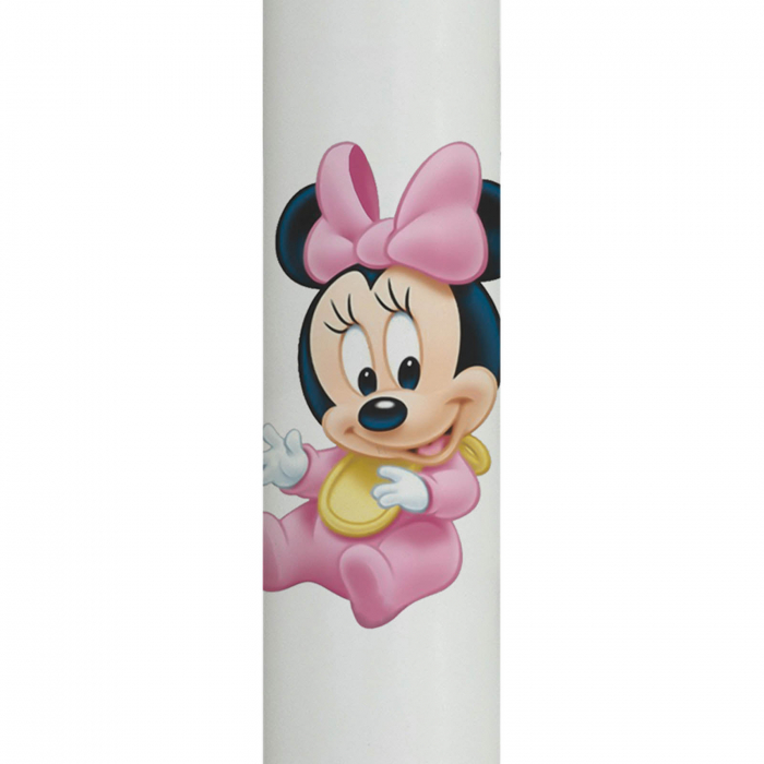 Lumanare Botez Baby Minnie cu babetica galbena [4]