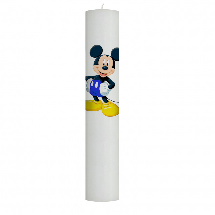 Lumanare Botez Mickey cu albastru [2]