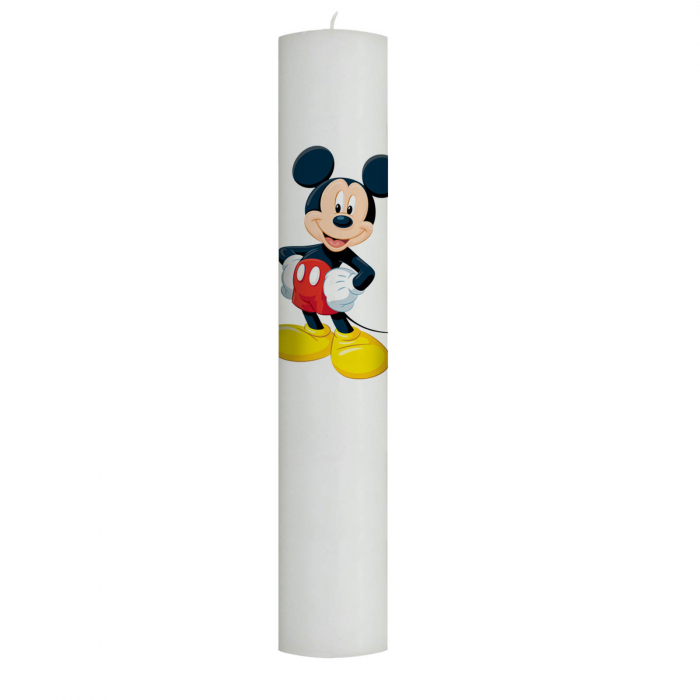 Lumanare Botez Mickey cu rosu [5]