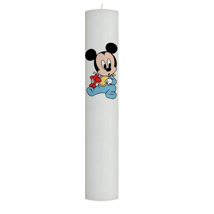 Lumanare Botez Baby Mickey cu avion [2]