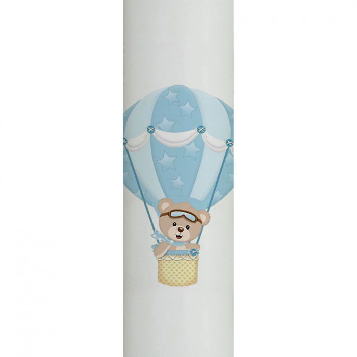 Lumanare Botez Ursulet in balon H35cm D5,5cm [5]