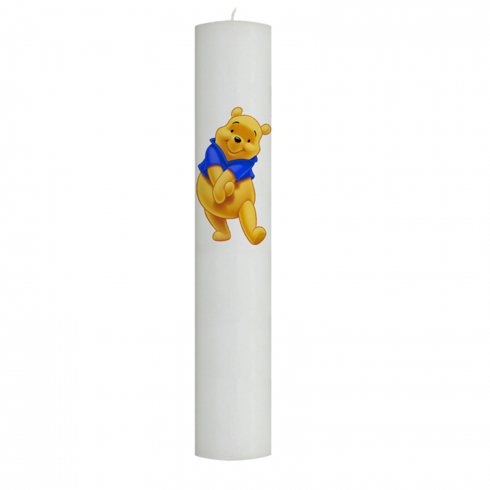 Lumanare Botez Winnie cu vesta albastra [5]