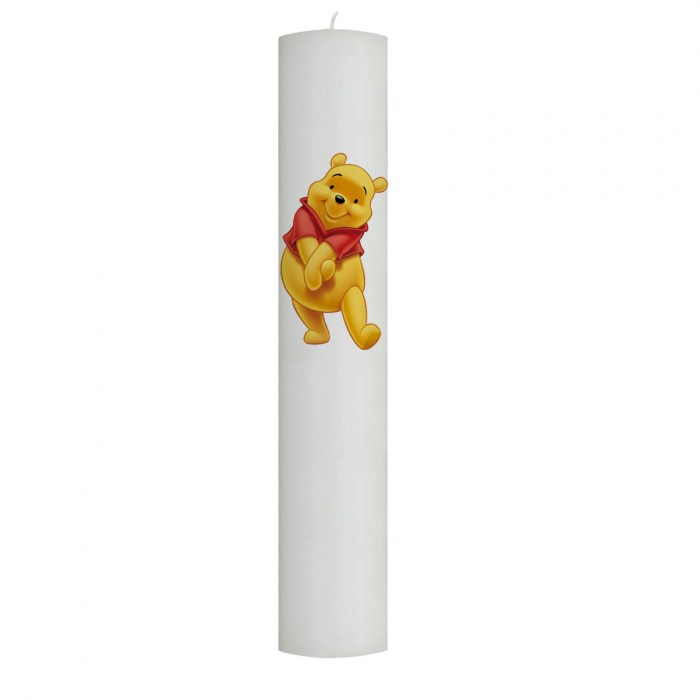 Lumanare Botez Winnie cu vesta rosie [2]