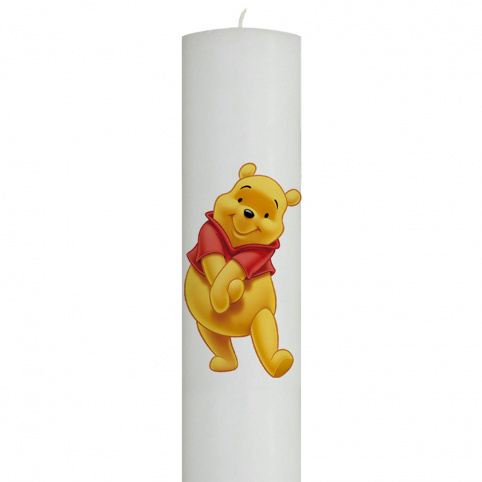 Lumanare Botez Winnie cu vesta rosie [3]