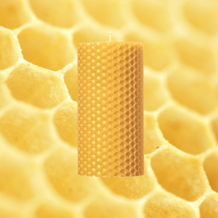Lumanare Marturie din Ceara de Albine naturala tip fagure [2]