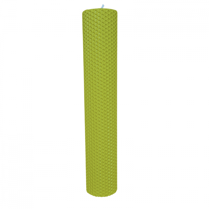 Lumanare naturala fagure din Ceara de Albine colorata Verde Lime [4]