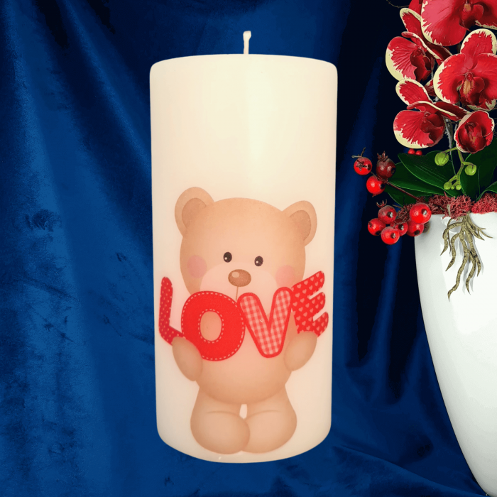 Lumanare Ursulet LOVE [4]