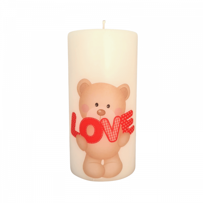 Lumanare Ursulet LOVE [3]