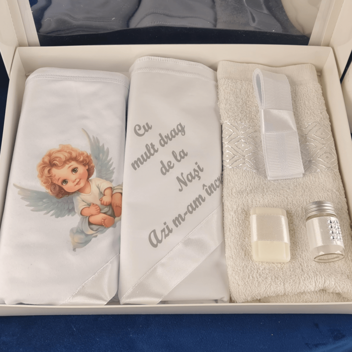 Trusou pentru botez imprimat cu Ingeras dragalas [4]