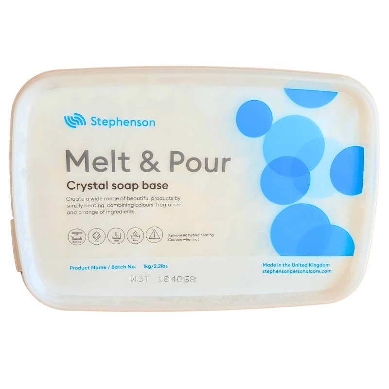 Bază de săpun albă vegetală – Melt & Pour Crystal WST, 1kg [2]