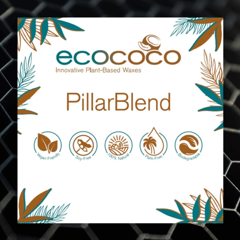 Ceară naturală - Ceară de Cocos EcoCoco Pillar Blend