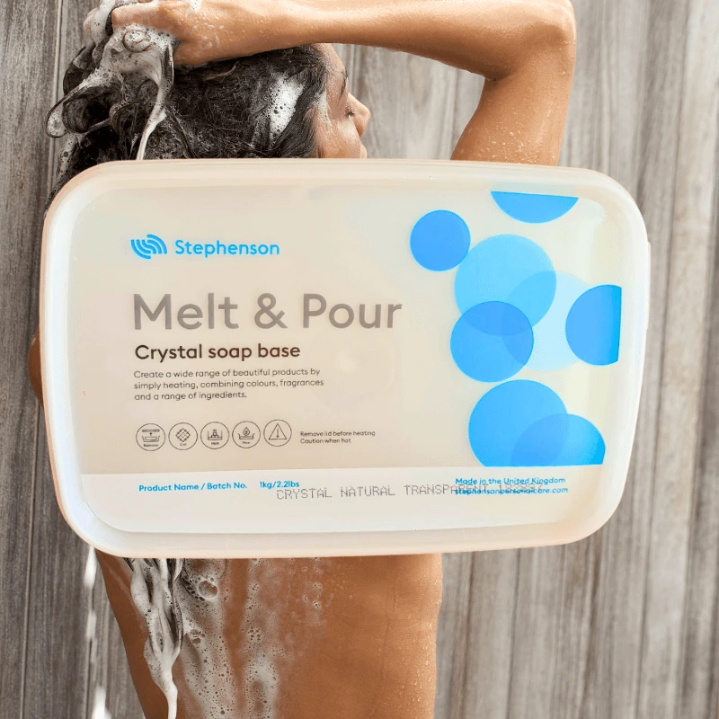 Baze Preparare Cosmetice Naturale - Bază de săpun transparentă – Melt & Pour Natural Transparent, 1kg