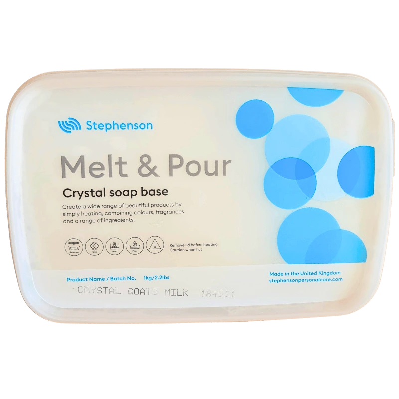 Bază de săpun cu lapte de capră – Melt & Pour naturală, 1kg [2]
