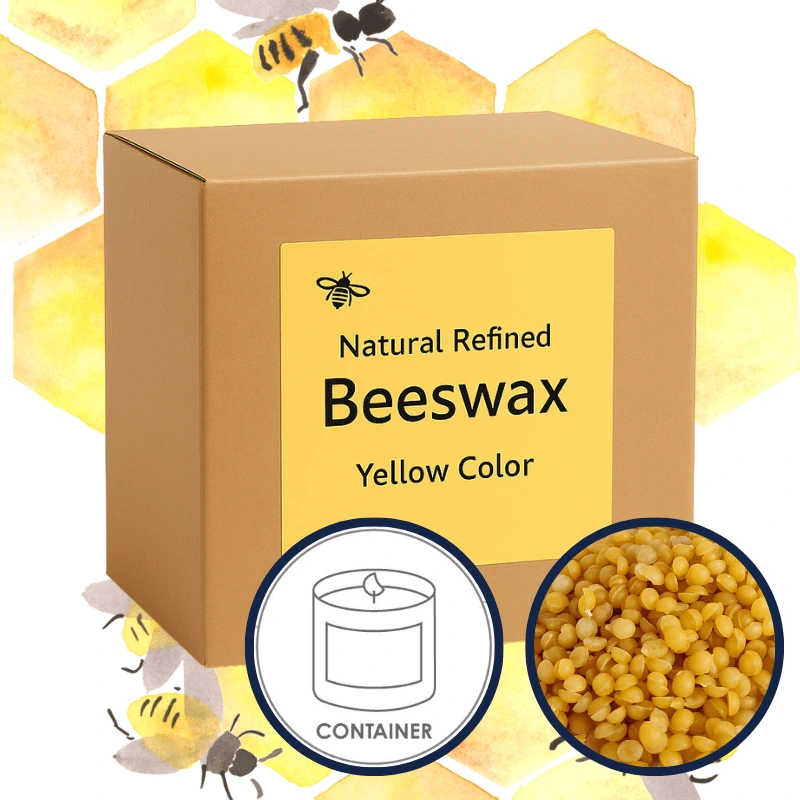 Materii prime - Ceara de albine naturala rafinata - culoare galben
