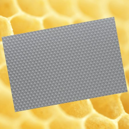 Ceara de albine naturala tip fagure colorat Gri [1]