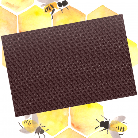 Materii Prime – Lumânări & Săpun - Ceara de albine naturala tip fagure colorat Maro