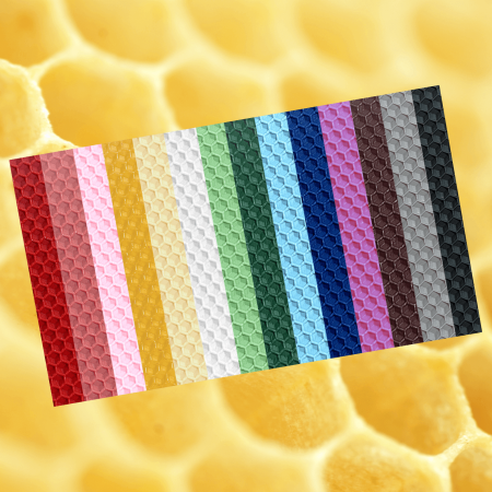 Ceară de albine - Ceară de albine naturală mixată tip fagure colorat