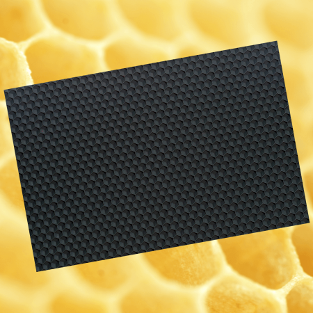 Ceara de albine naturala tip fagure colorat Negru [1]