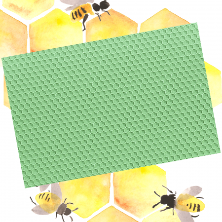 Ceară de albine - Ceara de albine naturala tip fagure colorat Verde deschis