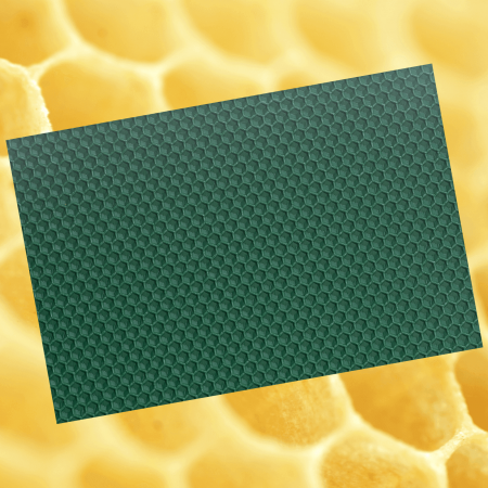 Ceara de albine naturala tip fagure colorat Verde Inchis [1]