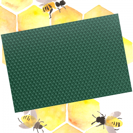 Ceară de albine - Ceara de albine naturala tip fagure colorat Verde Inchis