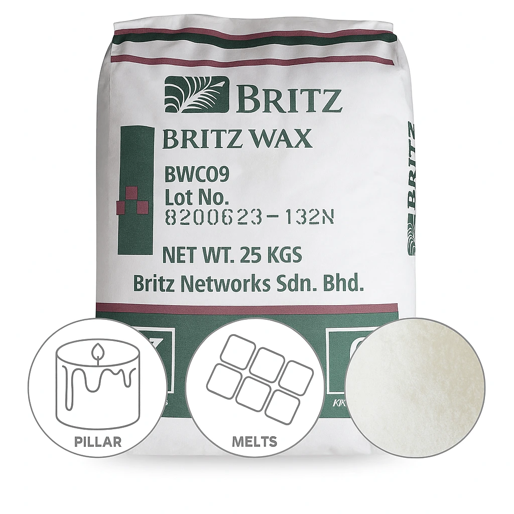 Ceară de Palmier cristalizată BWC09 (matrițe) Ceară pentru matrițe (Pillar Wax) - Ceară de Palmier cristalizată BWC09 (matrițe)