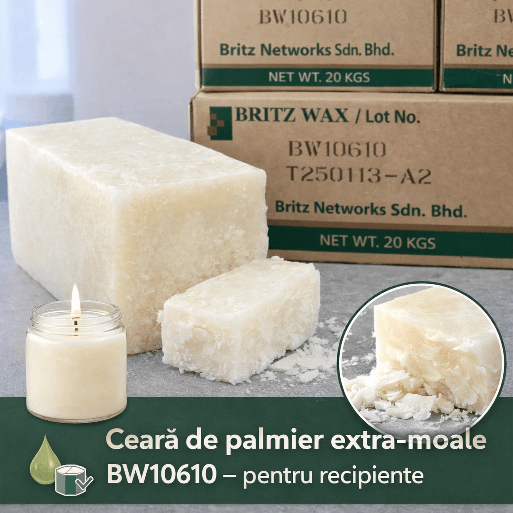 Ceară - recipiente (Container Wax) - Ceară de palmier extra-moale BW10610 – pentru recipiente