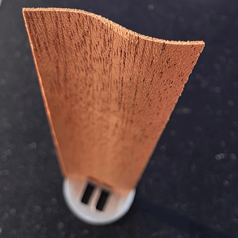 Fitil din lemn exotic tip ondulat – 90 × 25 mm – set 20 buc [3]