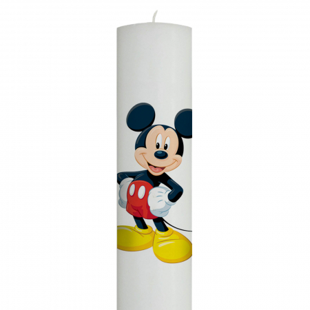 Lumanare Botez Mickey cu rosu [2]