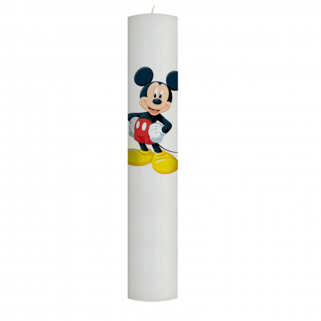 Lumanare Botez Mickey cu rosu [1]