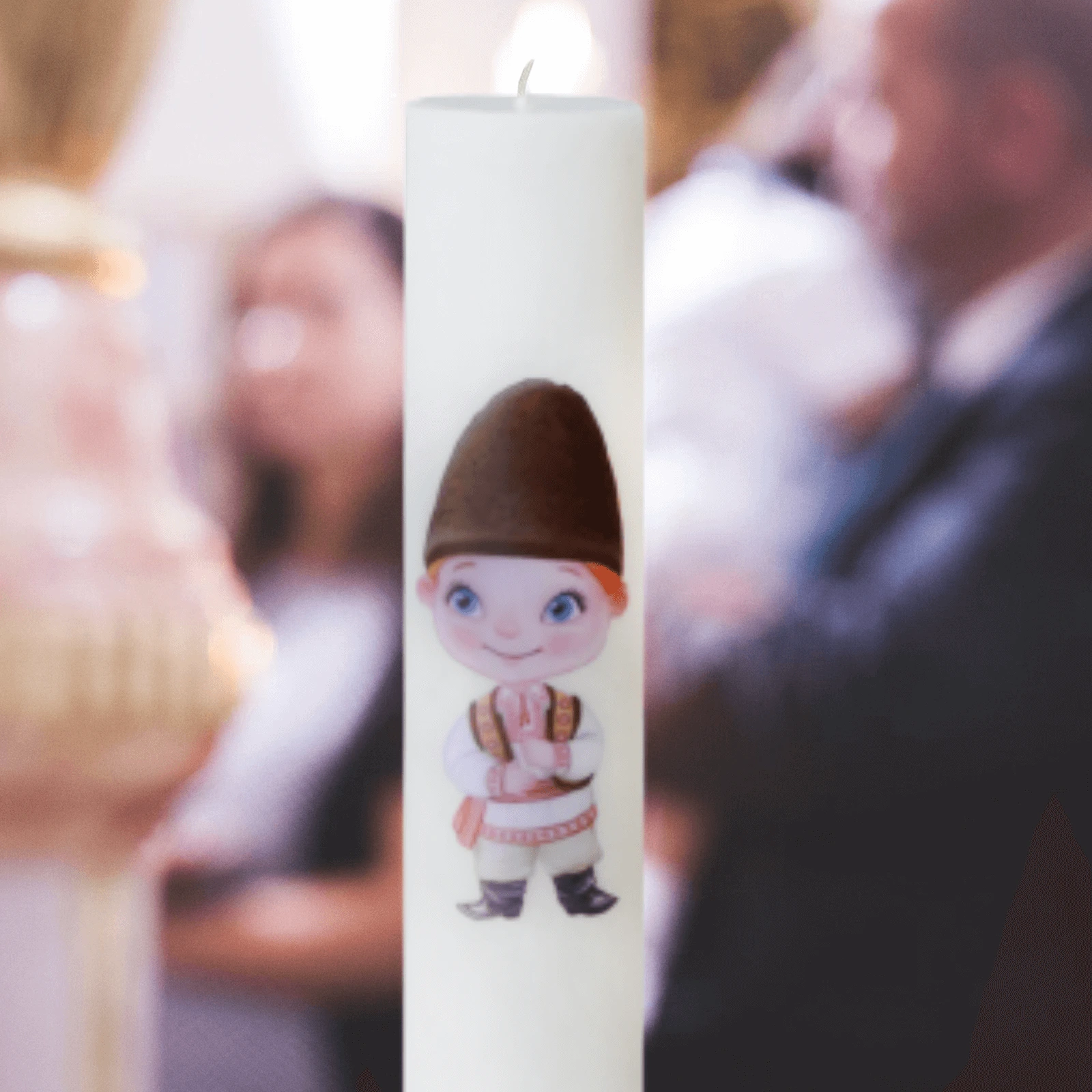 Lumânări Botez simple - Lumanare Botez Taran