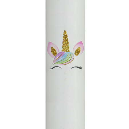 Lumanare Botez Unicorn cu sclipici [4]