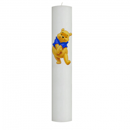 Lumanare Botez Winnie cu vesta albastra [4]