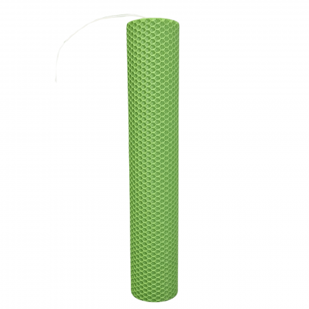 Lumanare naturala fagure din Ceara de Albine colorata - Verde deschis [2]
