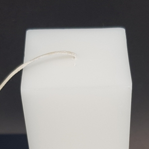 Lumanare Botez Patrata Alba H35cm L5.5cm [2]