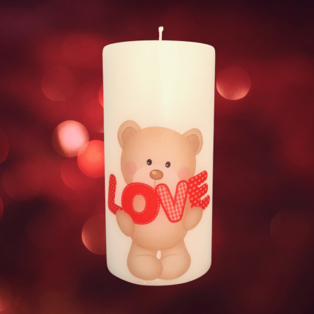 Lumanare Ursulet LOVE [4]