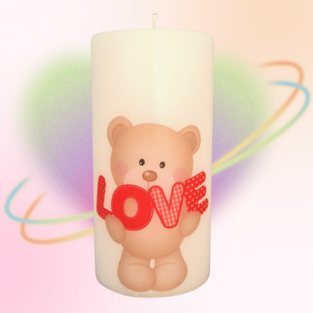 Lumanare Ursulet LOVE [1]