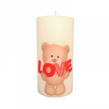 Lumanare Ursulet LOVE [2]