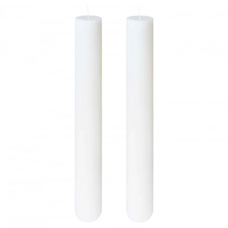 Set 2 Lumanari Nunta albe cu diametrul de 3,5cm [1]